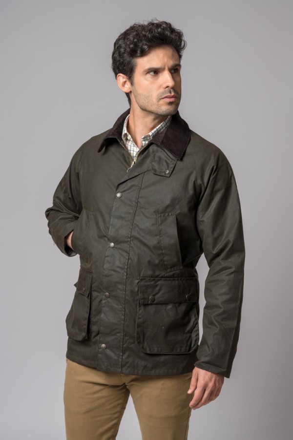 CHAQUETA ENCERADA WAX SLIM FIT