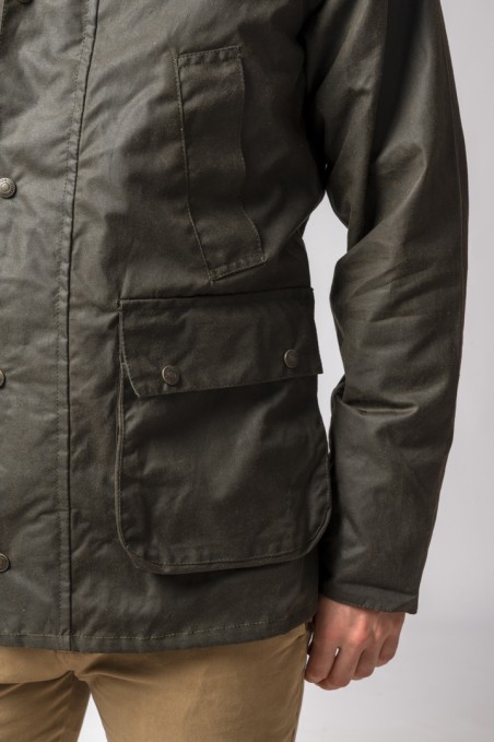 CHAQUETA ENCERADA WAX SLIM FIT