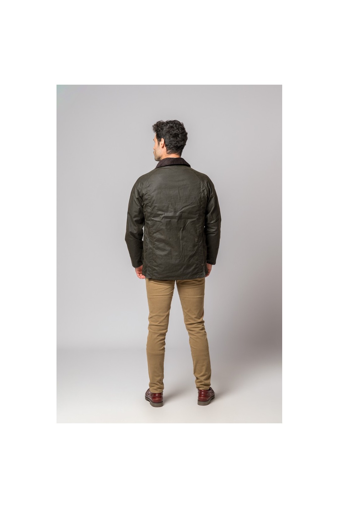 CHAQUETA ENCERADA WAX SLIM FIT
