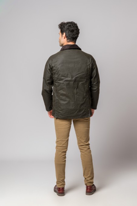CHAQUETA ENCERADA WAX SLIM FIT