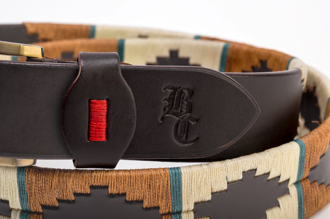 ARGENTINE BELT BEIGE AND BROWN