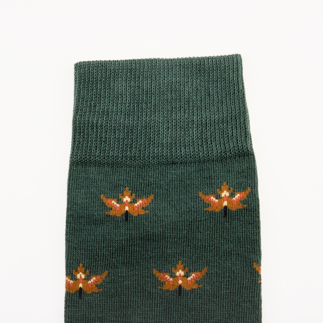 CALCETIN HOJA VERDE