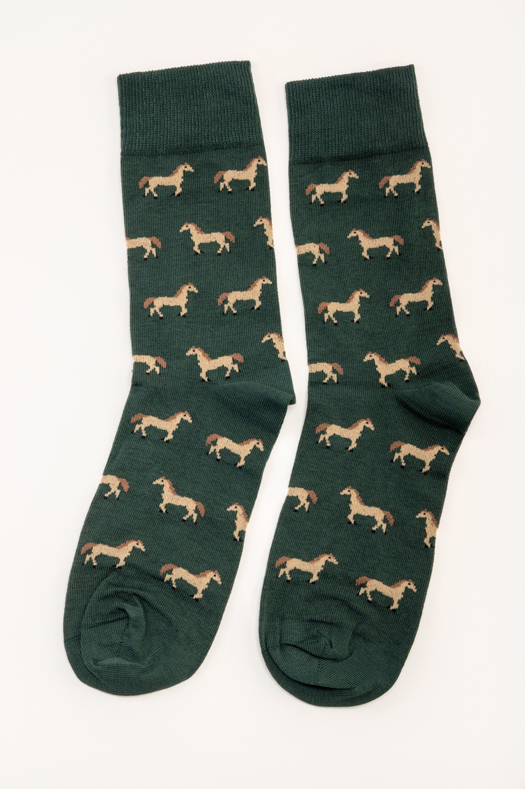 GREEN HORSE SOCK