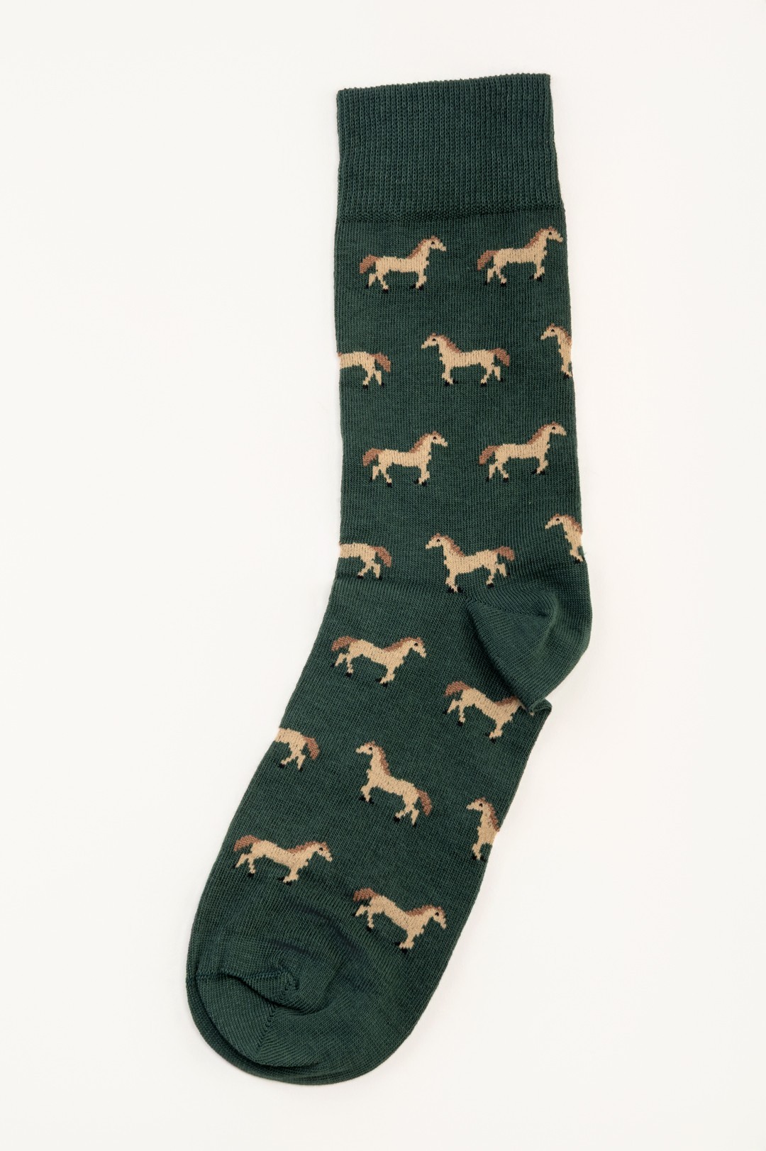 GREEN HORSE SOCK