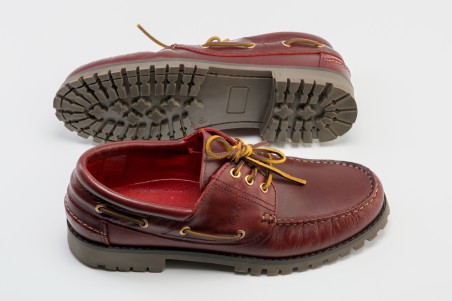 ZAPATO NÁUTICO PIEL GRANATE