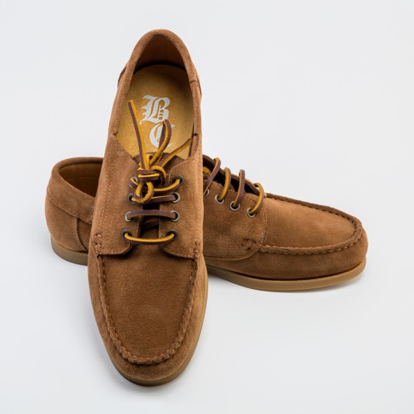 Zapato de piel para hombre marrón