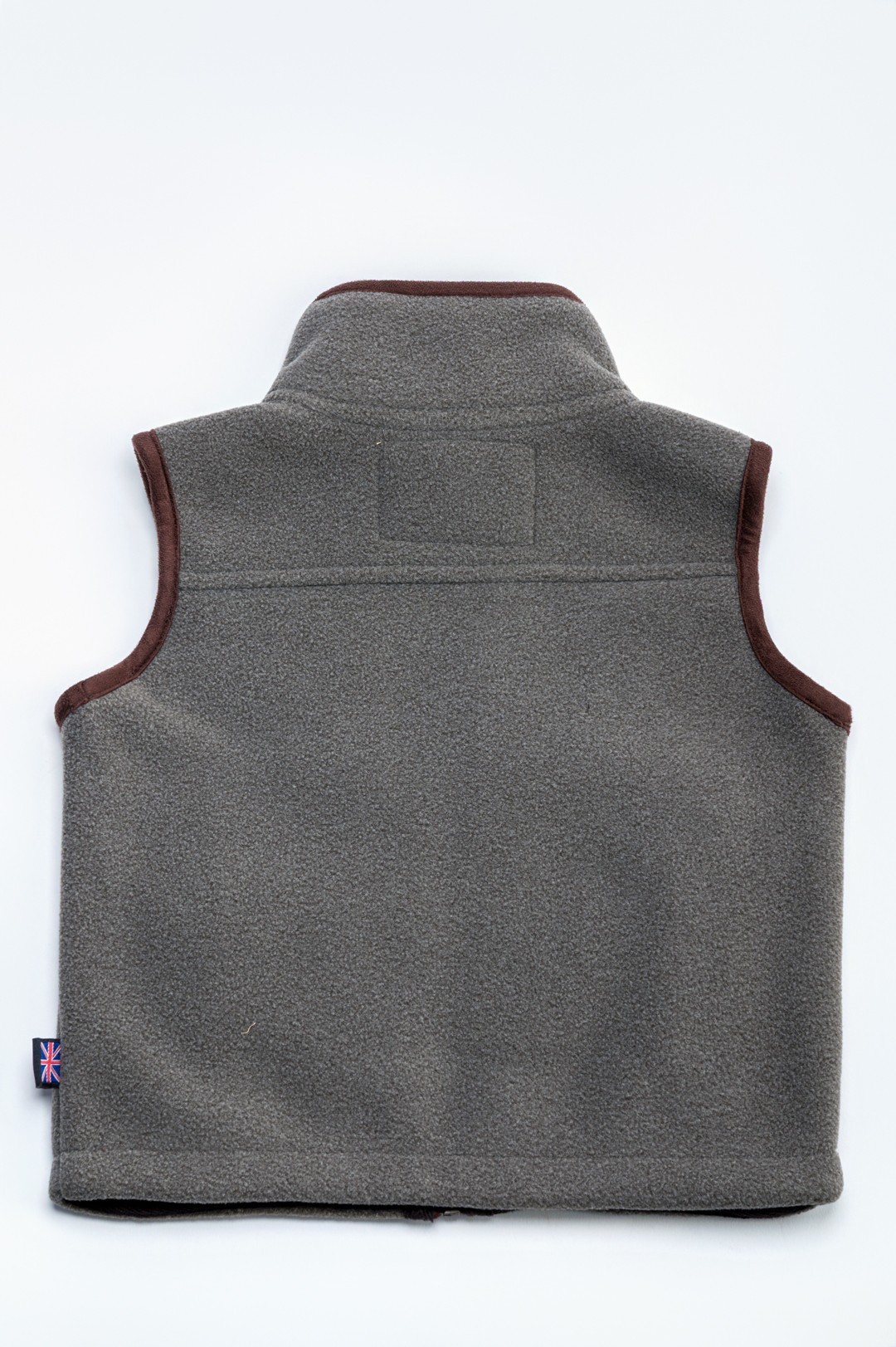 CHALECO POLAR NIÑO GRIS