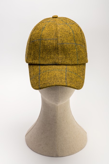 GORRA BASEBALL TWEED VERDE OLIVA