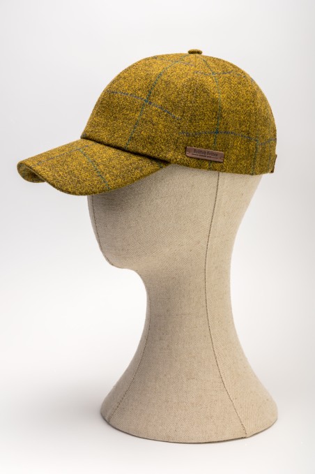 GORRA BASEBALL TWEED VERDE OLIVA