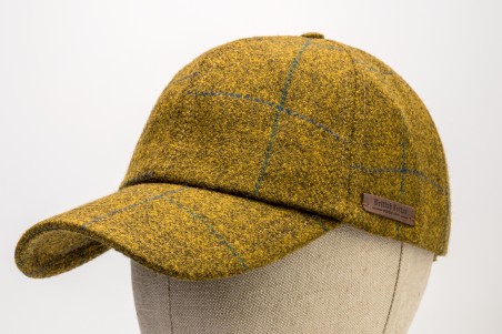 GORRA BASEBALL TWEED VERDE OLIVA