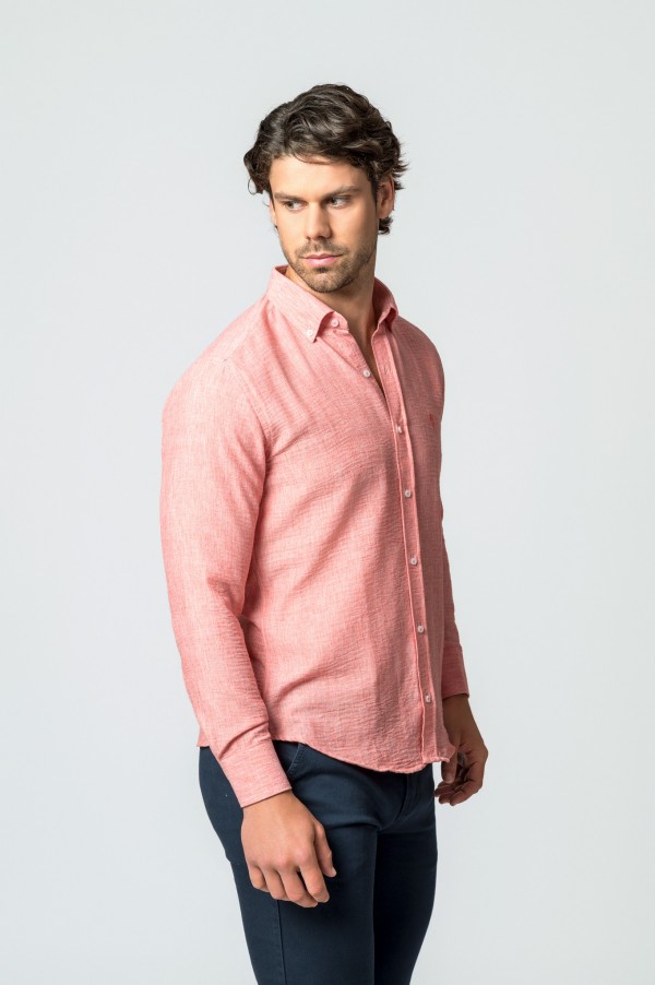 CAMISA DYE CORAL