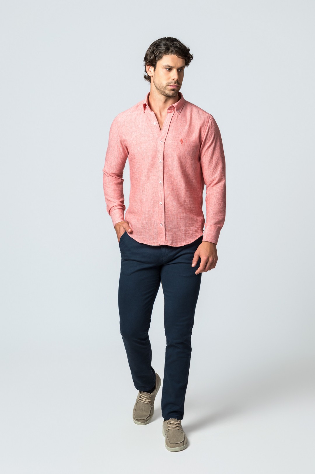 CAMISA DYE CORAL