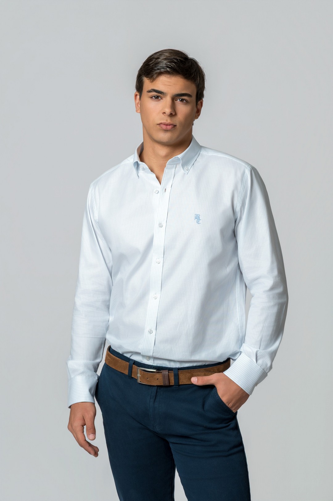 CAMISA LINEA AZUL