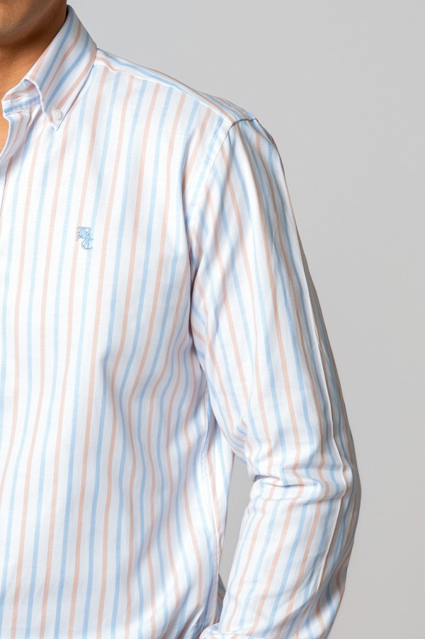 CAMISA RAYAS PASTEL