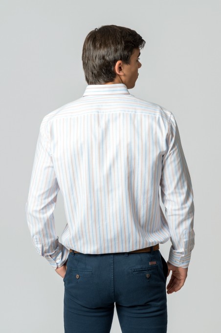 CAMISA RAYAS PASTEL