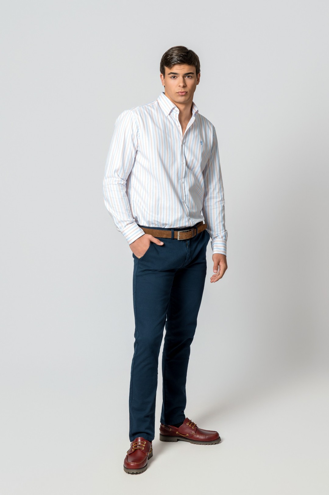 CAMISA RAYAS PASTEL