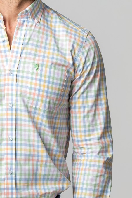CAMISA CUADROS MULTICOLOR