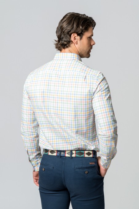 CAMISA CUADROS MULTICOLOR