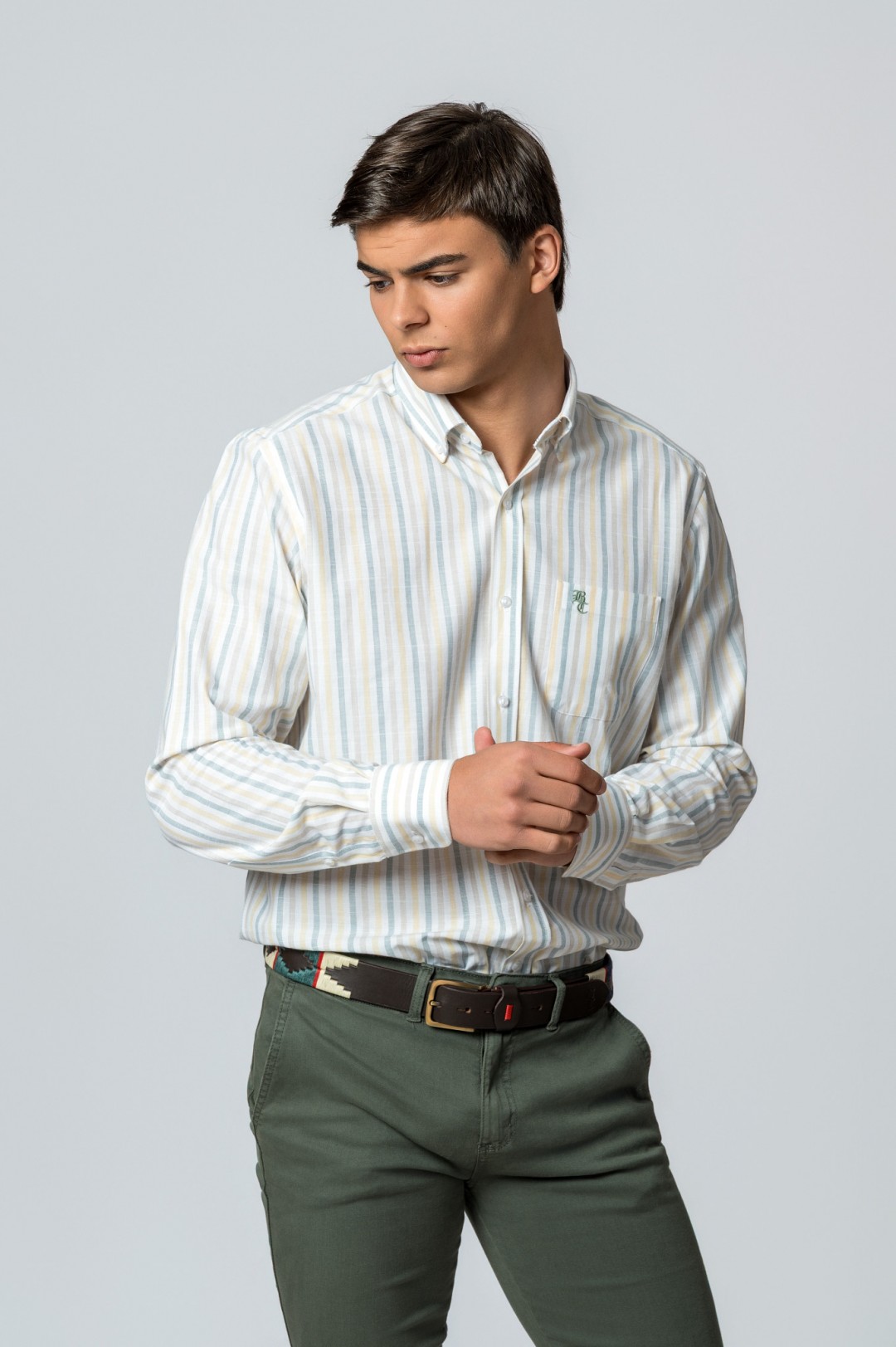 CAMISA RAYAS PASTEL