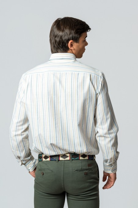CAMISA RAYAS PASTEL