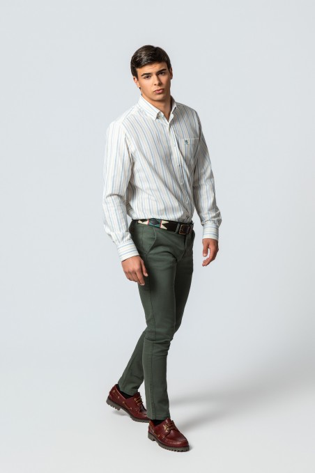 CAMISA RAYAS PASTEL