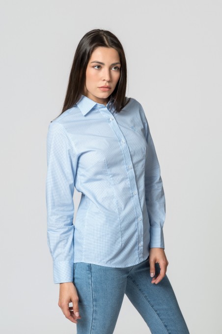 CAMISA CUADRO CHIC AZUL