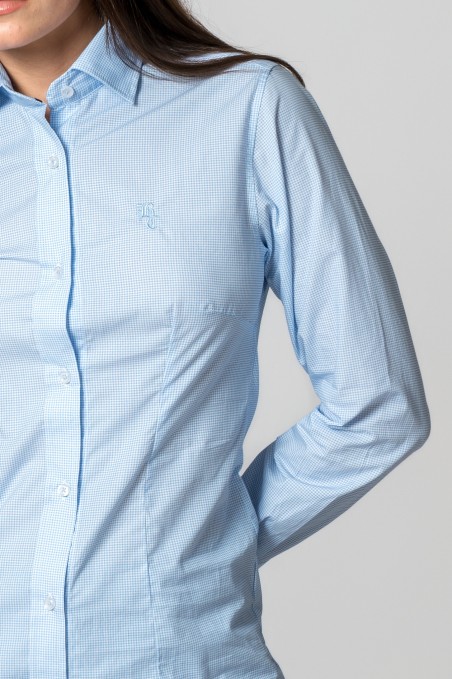 CAMISA CUADRO CHIC AZUL