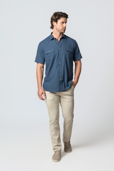 CAMISA M/CORTA NAVY