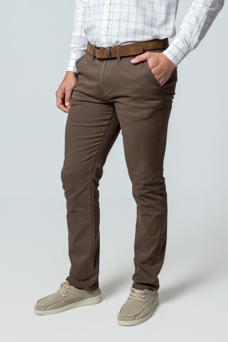CLASSIC MOCHA CHINO TROUSERS
