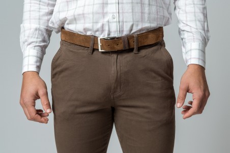 CLASSIC MOCHA CHINO TROUSERS