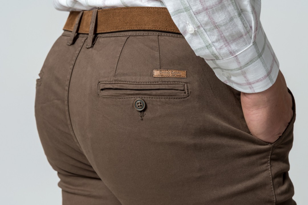 CLASSIC MOCHA CHINO TROUSERS
