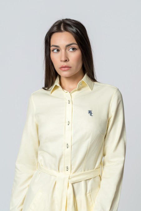 VESTIDO CAMISERO AMARILLO