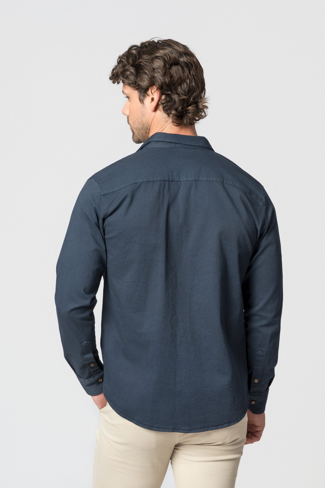 SOBRECAMISA BOLSILLOS AZUL MARINO