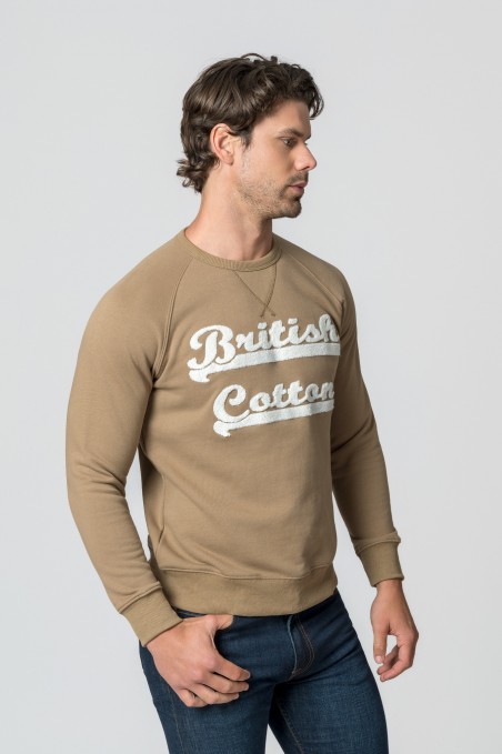 SUDADERA FELPA BRITISH COTTON OLIVE