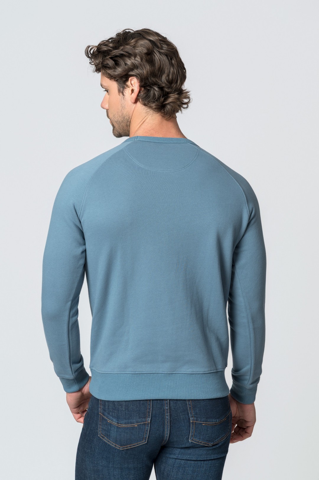 SUDADERA BORDADO BC AZUL PETROL
