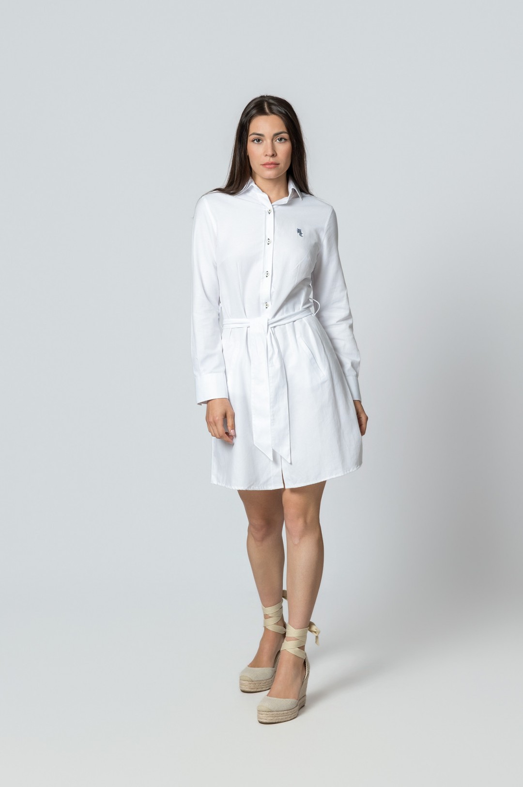 VESTIDO DE CAMISA BRANCA