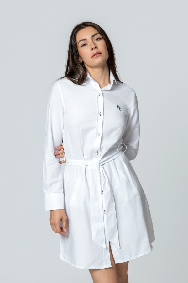 VESTIDO DE CAMISA BRANCA