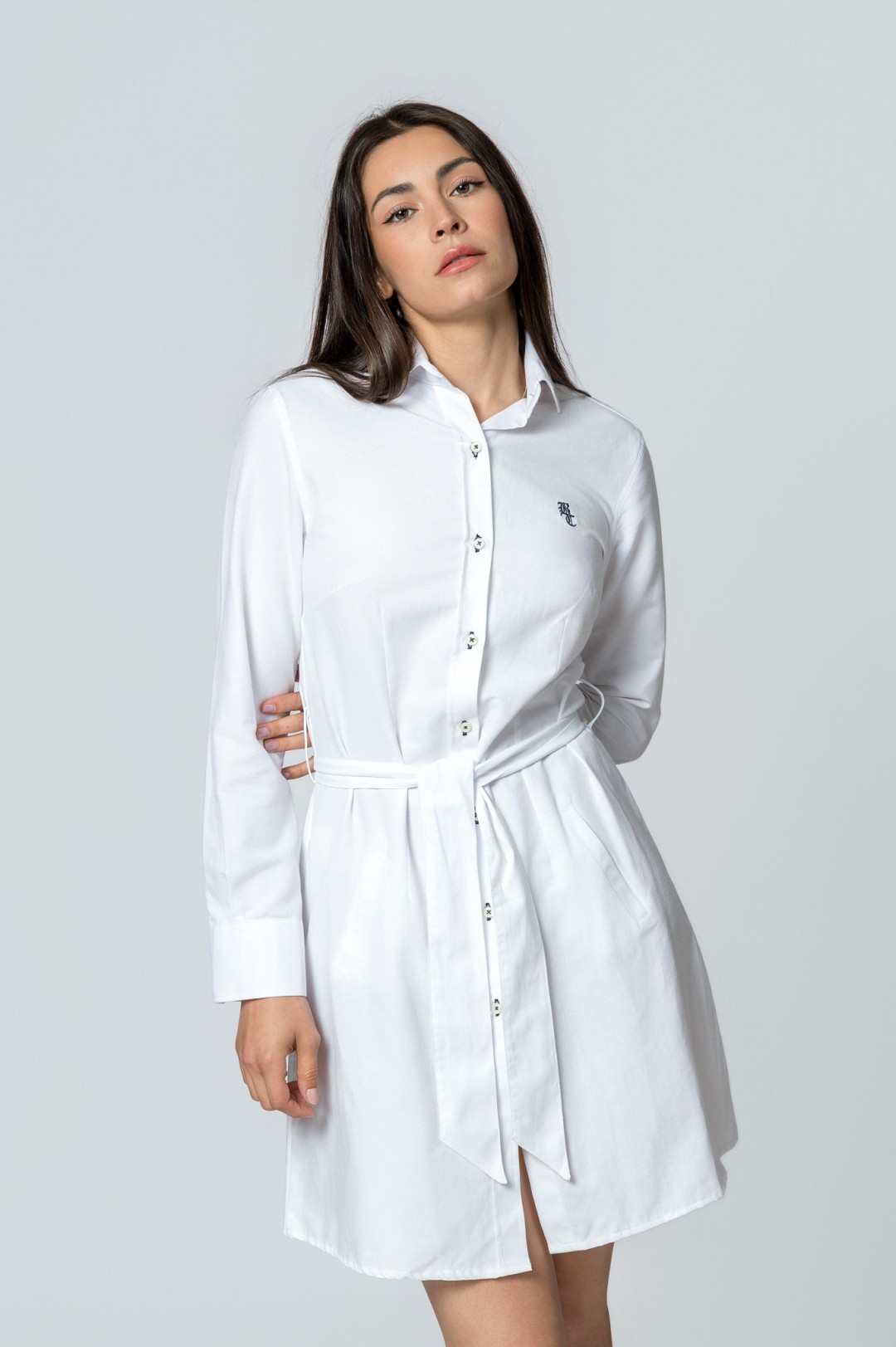 VESTIDO CAMISERO BLANCO