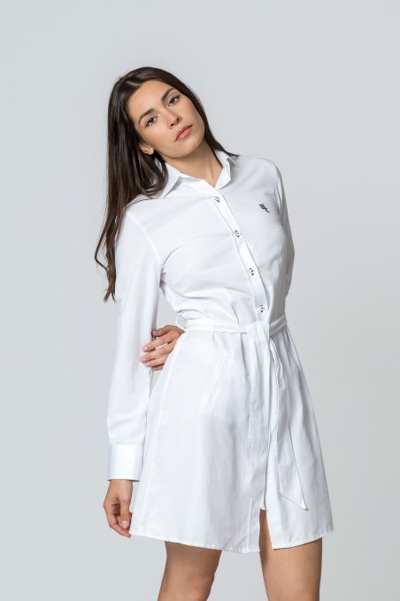 VESTIDO DE CAMISA BRANCA