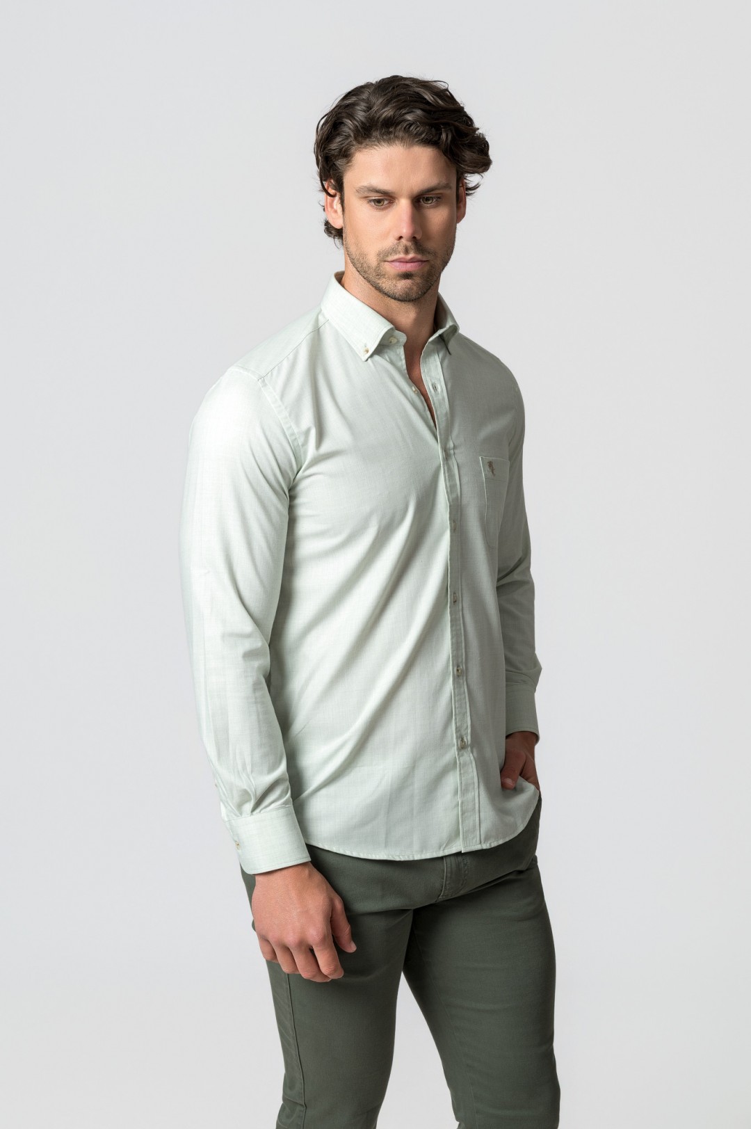 CAMISA MENTA COTTON