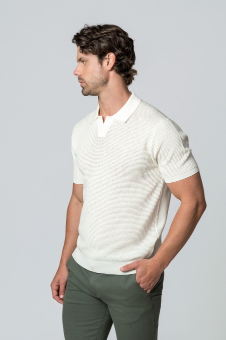 JERSEY M/CORTA MARFIL
