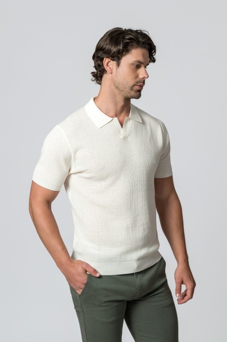 JERSEY M/CORTA MARFIL