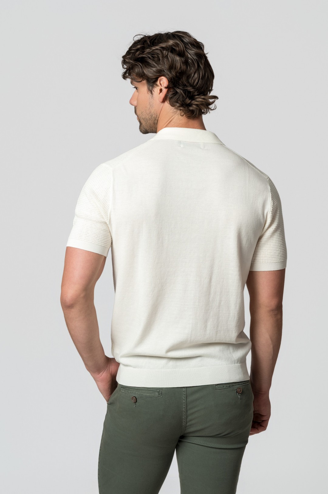 JERSEY M/CORTA MARFIL