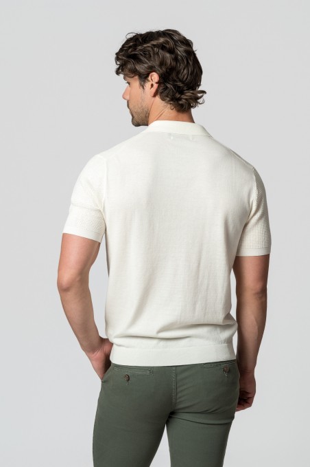 JERSEY M/CORTA MARFIL