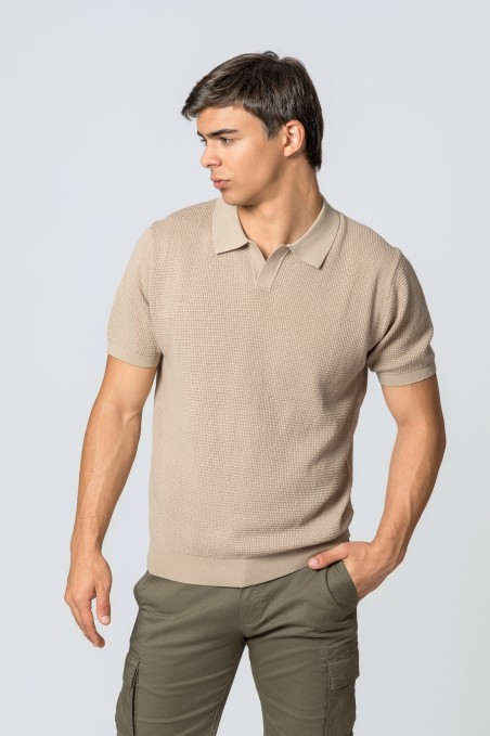 JERSEY M/CORTA CAMEL