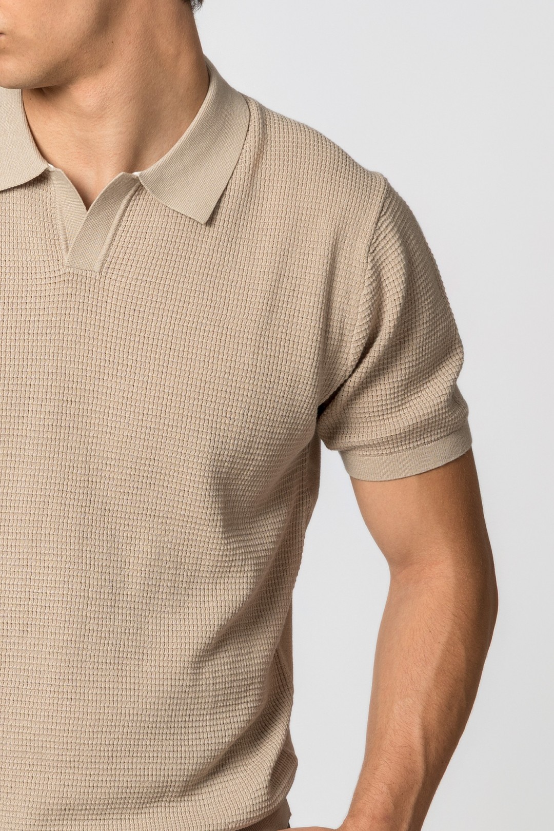 JERSEY M/CORTA CAMEL