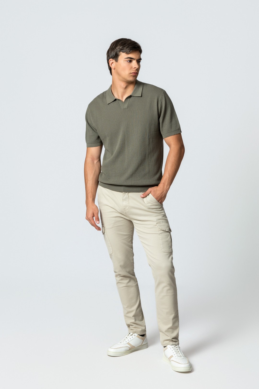 JERSEY M/CORTA VERDE KAKI