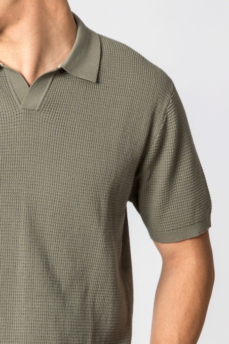POLO M/CORTA VERDE KAKI