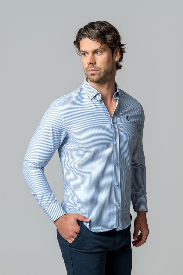 CAMISA RAYAS MARINERA