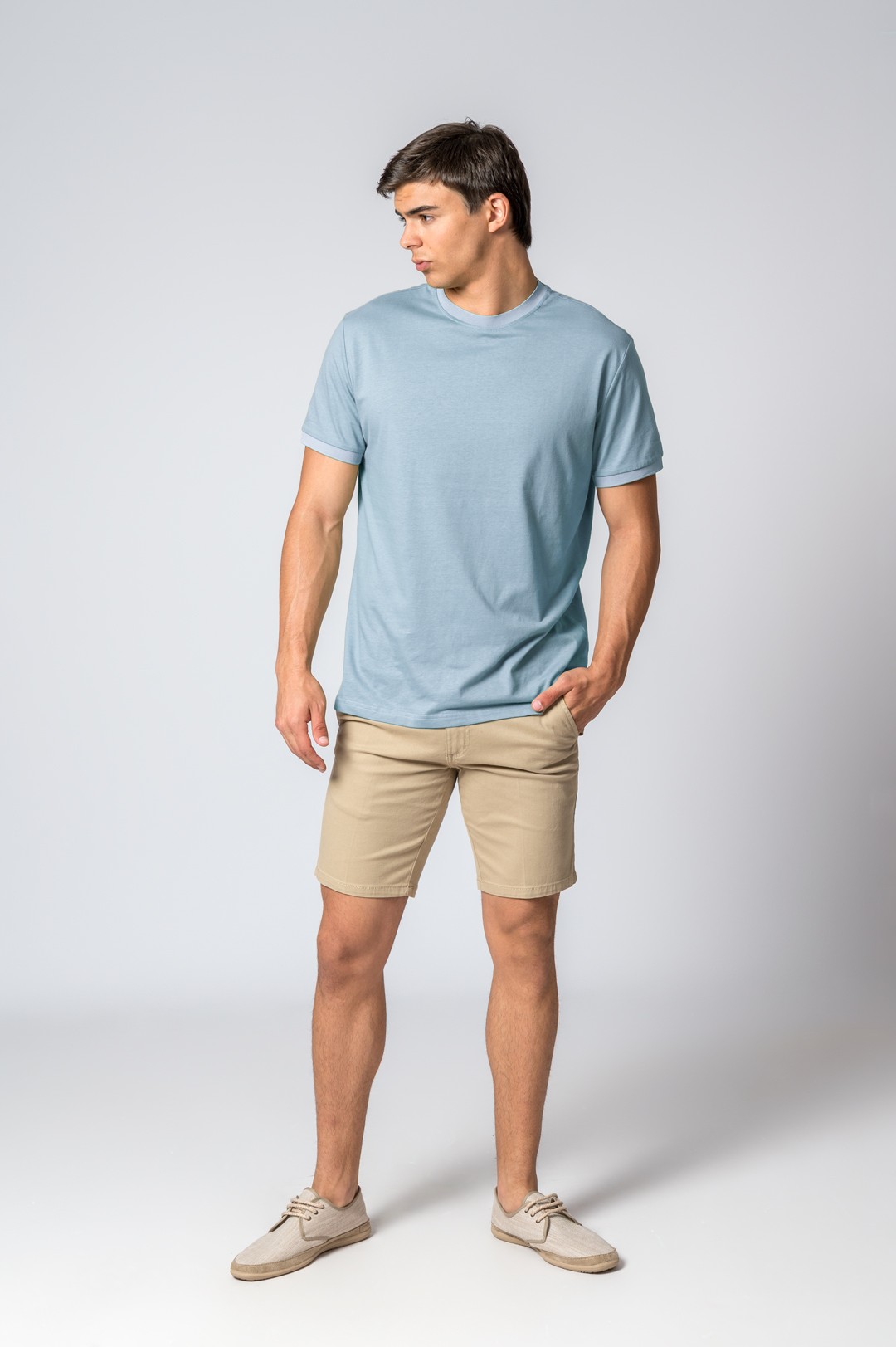CAMISETA AZUL HIELO